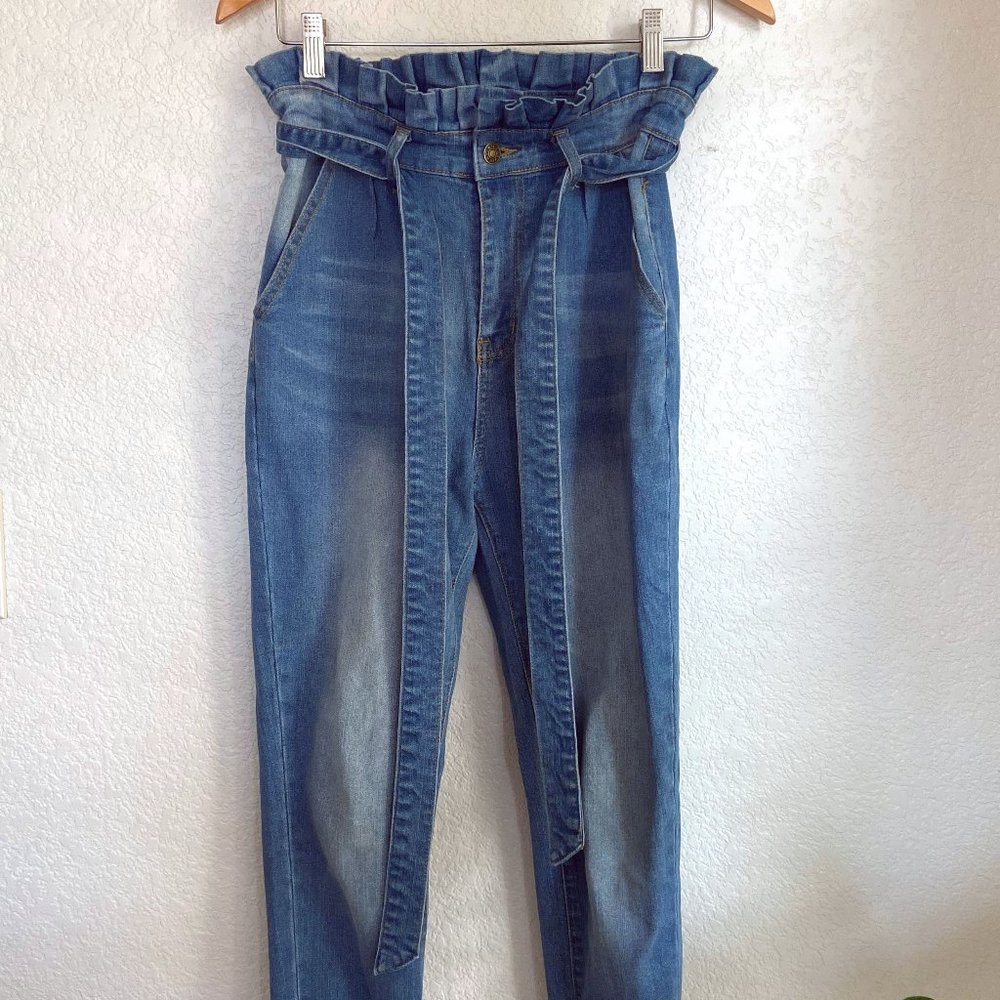 Jeans paperbag waist